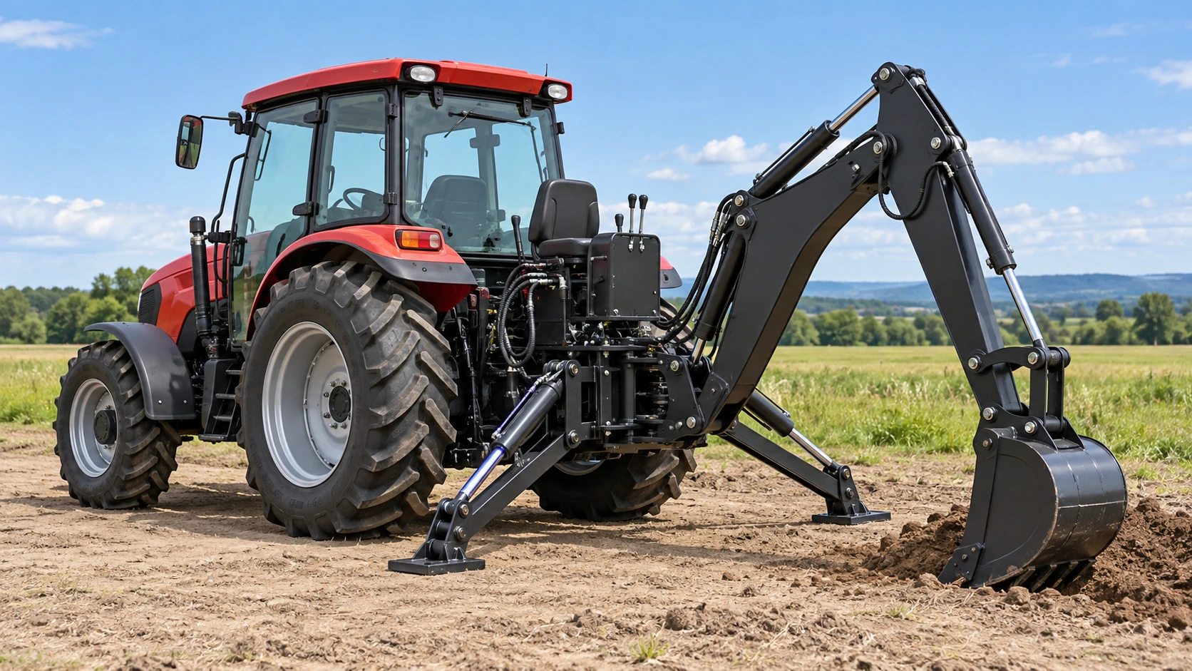 Tractor Rear Backhoe Attachments equipment