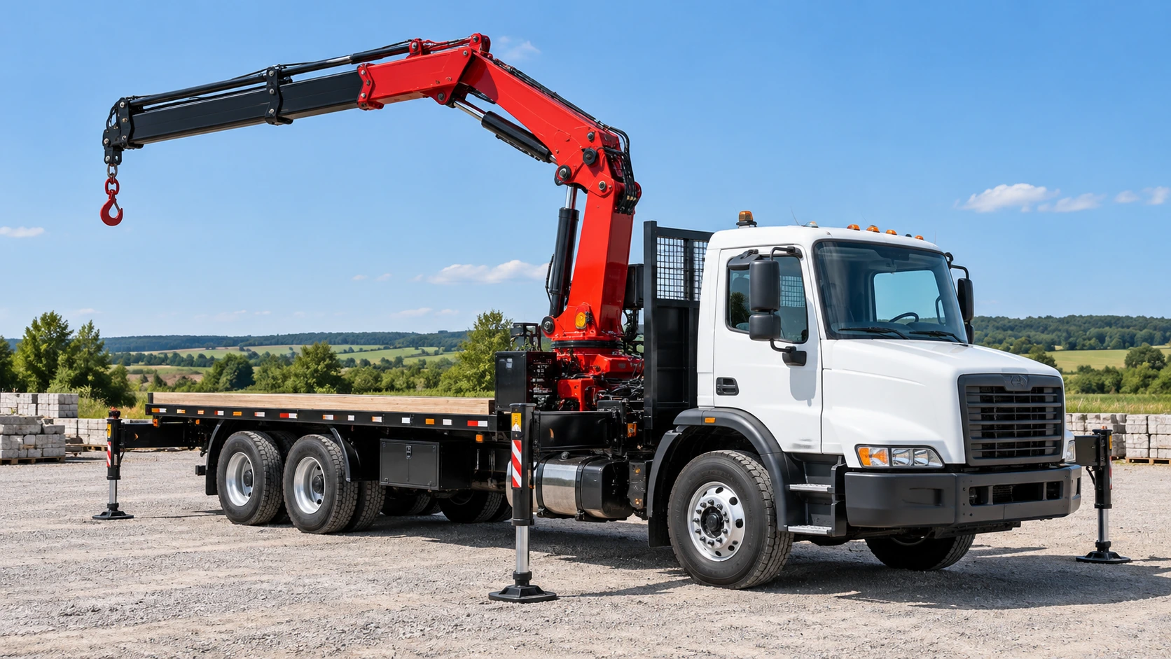 Truck Mounted Knuckle Boom Crane equipment