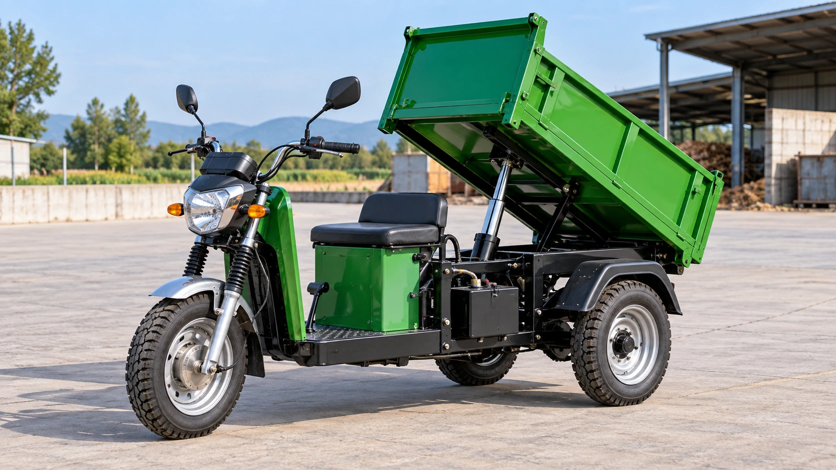Mini Tipper — Three Wheeler 0.5 CUM equipment